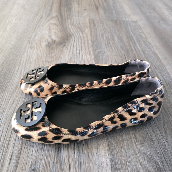 Tory Burch Women's Leopard Print Ballet Flats Size 9M - Picture 10 of 10